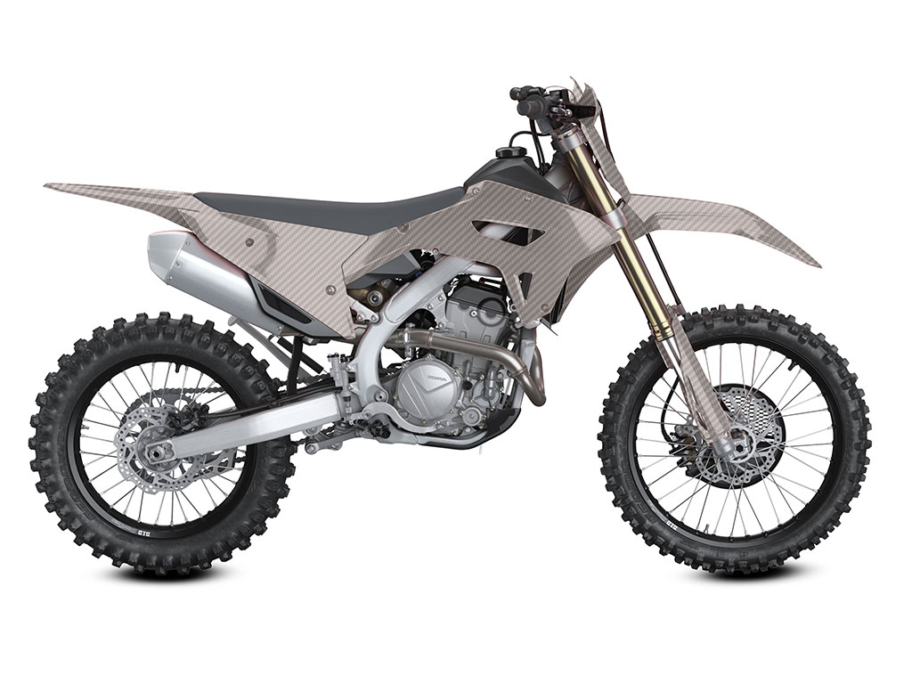 Rwraps 3D Carbon Fiber Silver Do-It-Yourself Dirt Bike Wraps