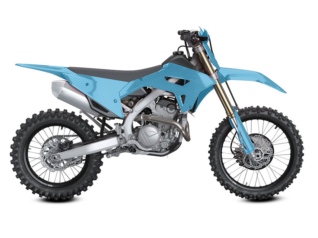 Rwraps 3D Carbon Fiber Blue (Sky) Do-It-Yourself Dirt Bike Wraps