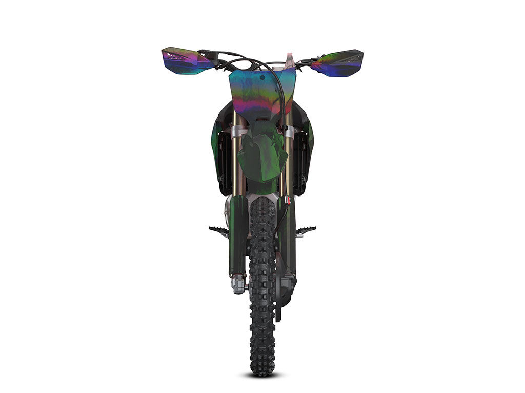 Rwraps Holographic Chrome Black Neochrome DIY Dirt Bike Wraps