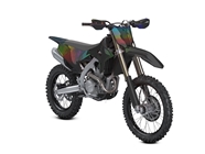 Rwraps Holographic Chrome Black Neochrome Dirt Bike Wraps