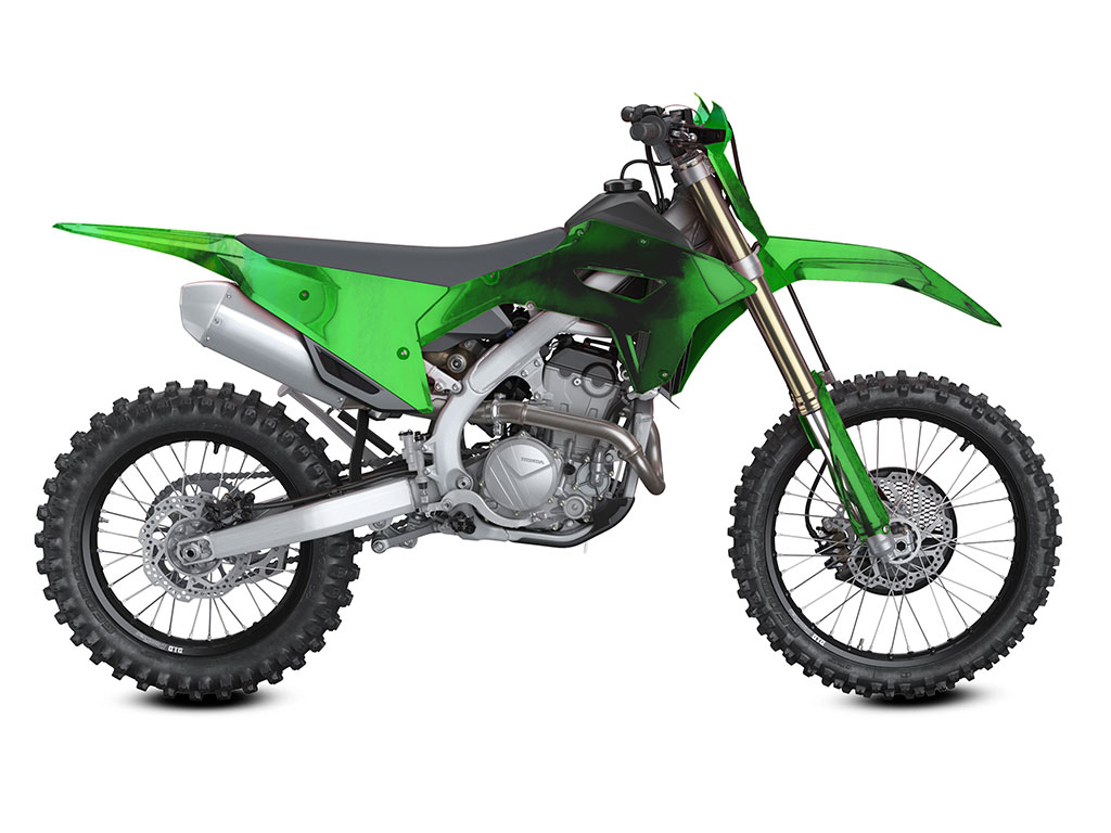 Rwraps Holographic Chrome Green Neochrome Do-It-Yourself Dirt Bike Wraps