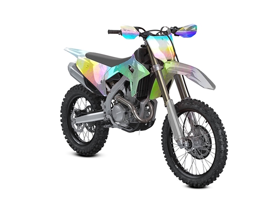 Rwraps Holographic Chrome Silver Neochrome Dirt Bike Wraps