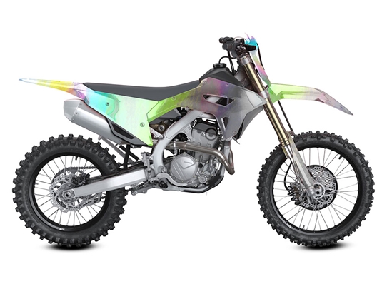 Rwraps Holographic Chrome Silver Neochrome Do-It-Yourself Dirt Bike Wraps