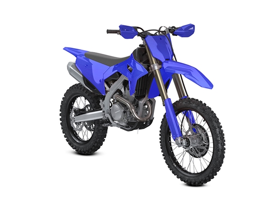 Rwraps Matte Chrome Blue Dirt Bike Wraps