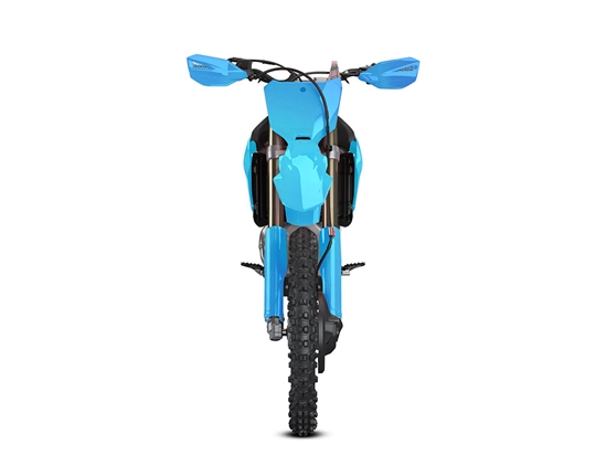 Rwraps Matte Chrome Light Blue DIY Dirt Bike Wraps