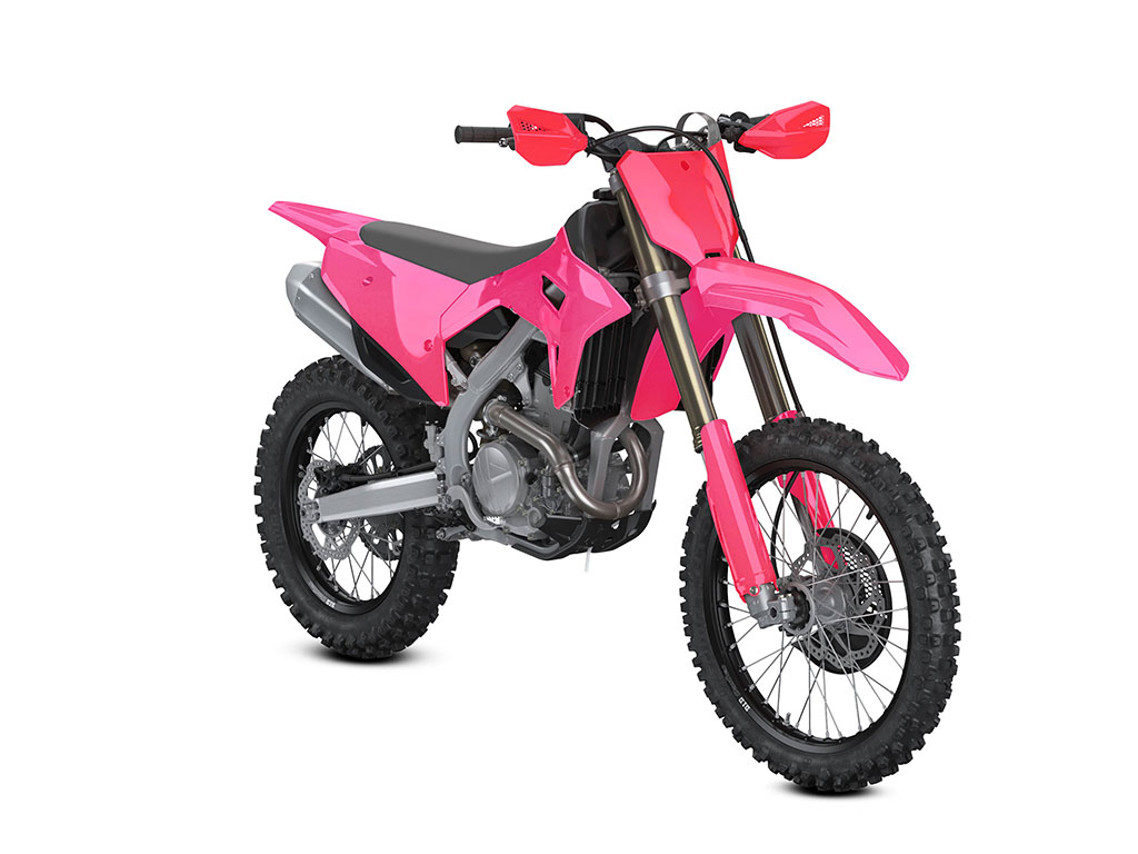 Rwraps Matte Chrome Pink Rose Dirt Bike Wraps