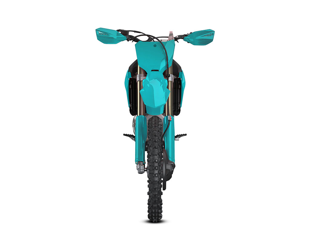 Rwraps Matte Chrome Teal DIY Dirt Bike Wraps