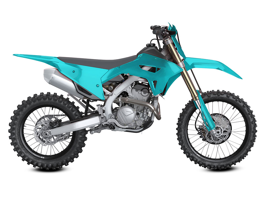 Rwraps Matte Chrome Teal Do-It-Yourself Dirt Bike Wraps