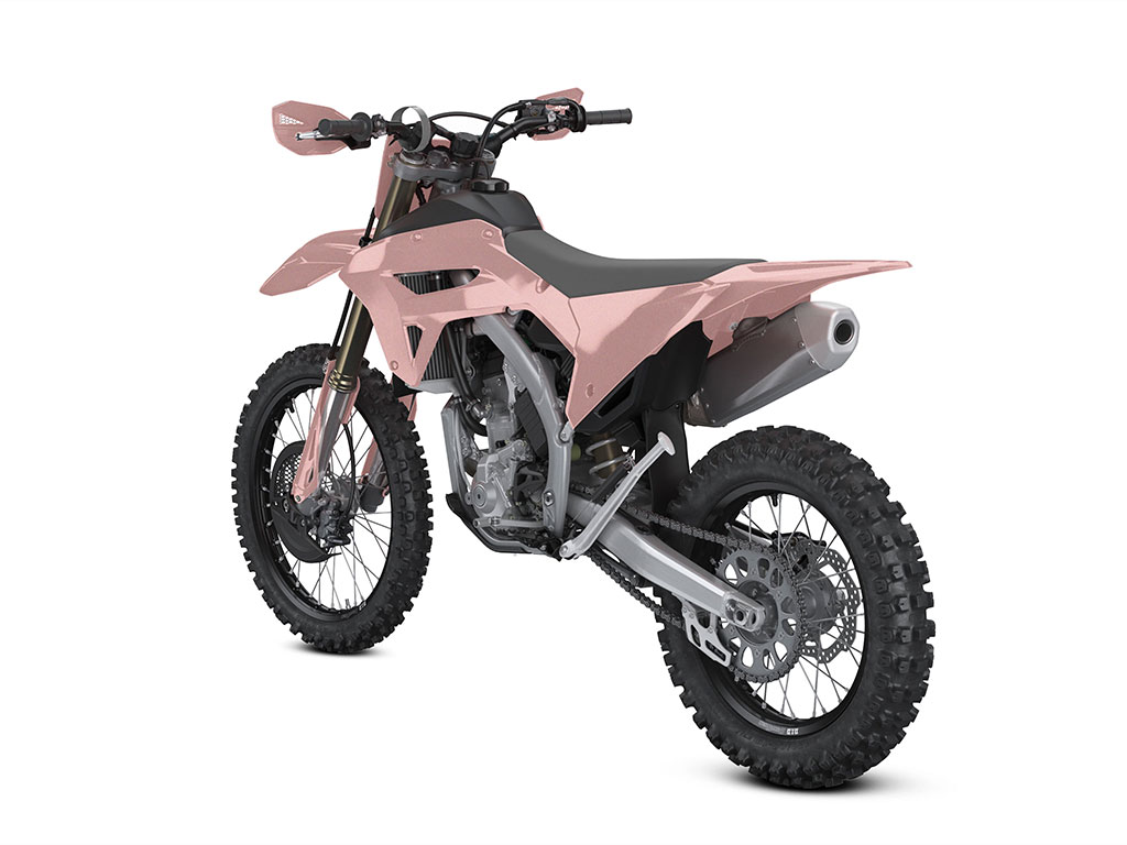 Rwraps Satin Metallic Rose Gold Dirt Bike Vinyl Wraps