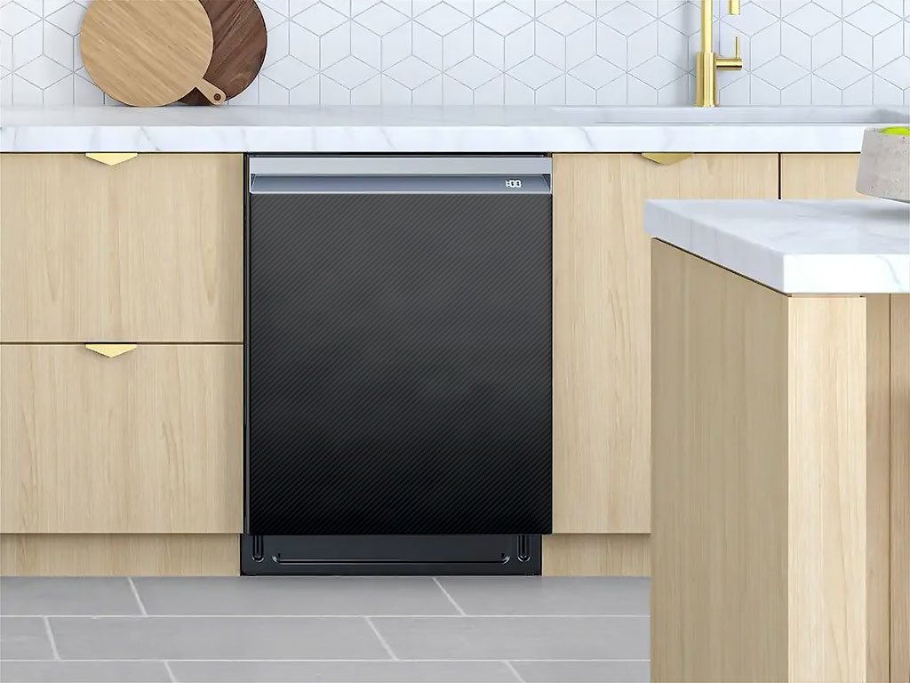 3M™ 2080 Carbon Fiber Black Custom Dishwasher Cover