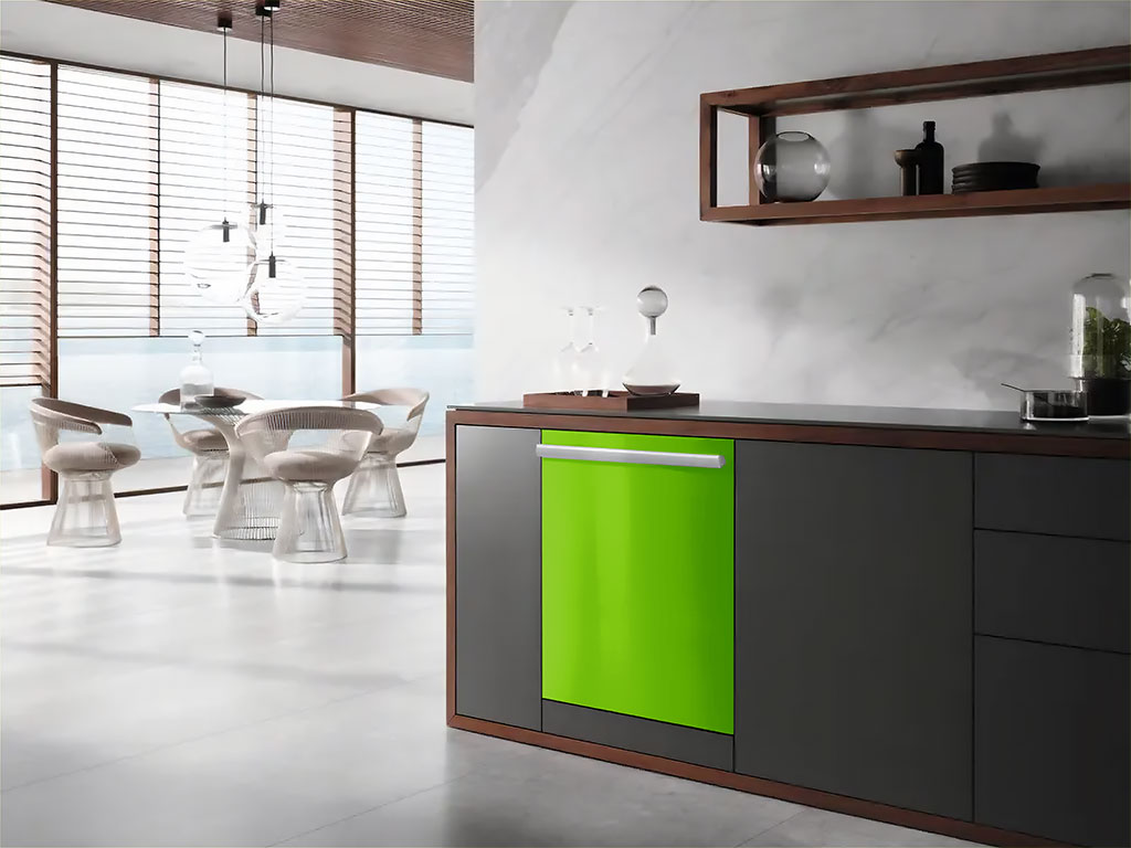 3M™ 2080 Gloss Light Green Wrapped Dishwasher Example