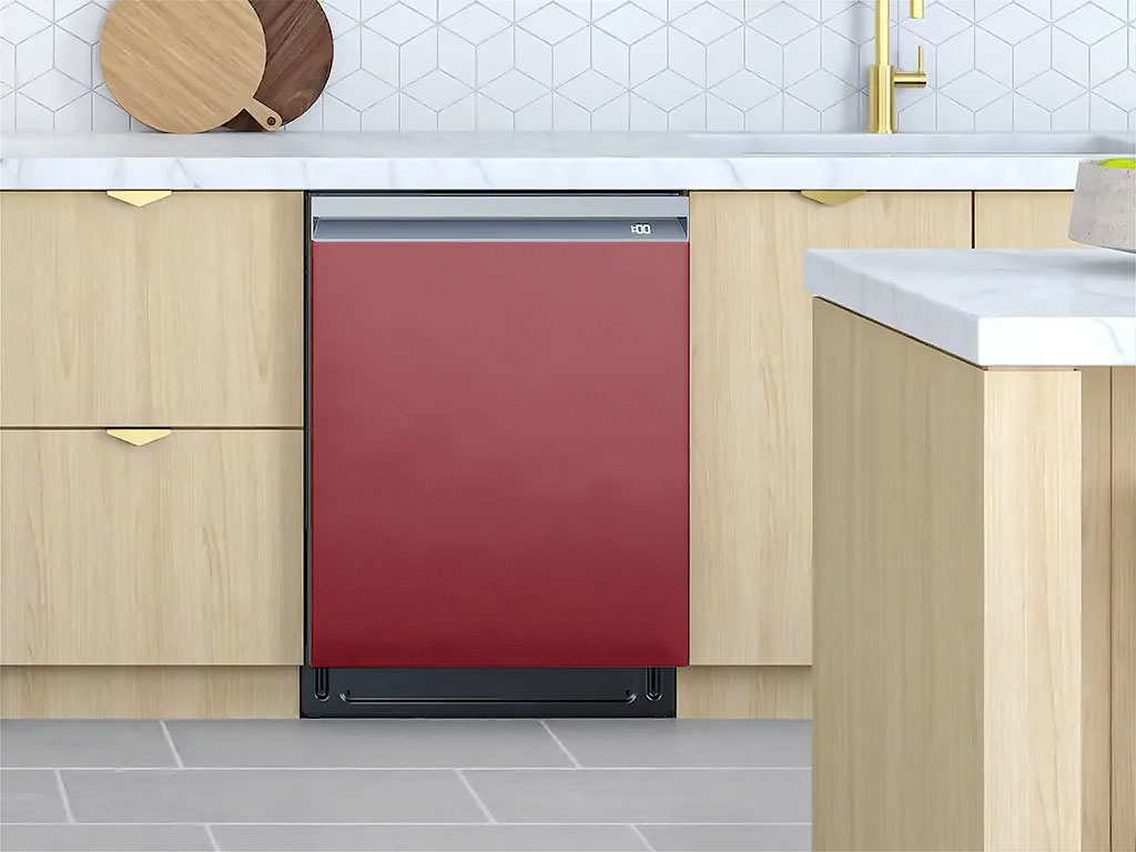 3M™ 2080 Matte Red Metallic Custom Dishwasher Cover