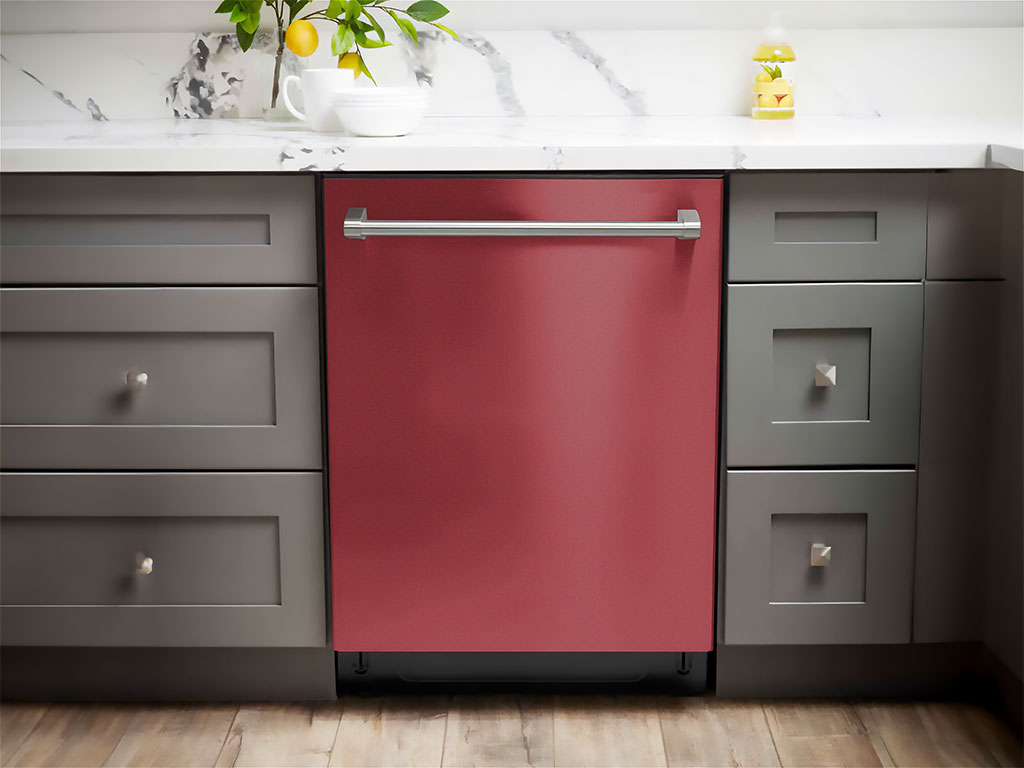 3M™ 2080 Matte Red Metallic Vinyl Dishwasher Wrap