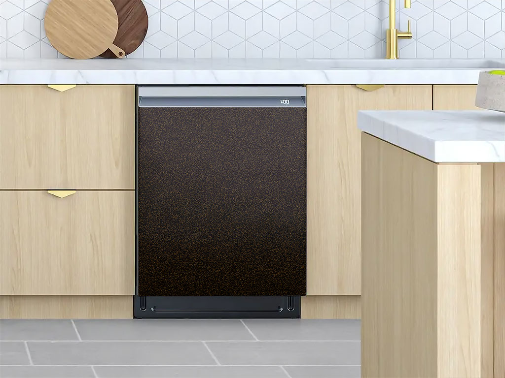 3M™ 2080 Satin Gold Dust Black Custom Dishwasher Cover