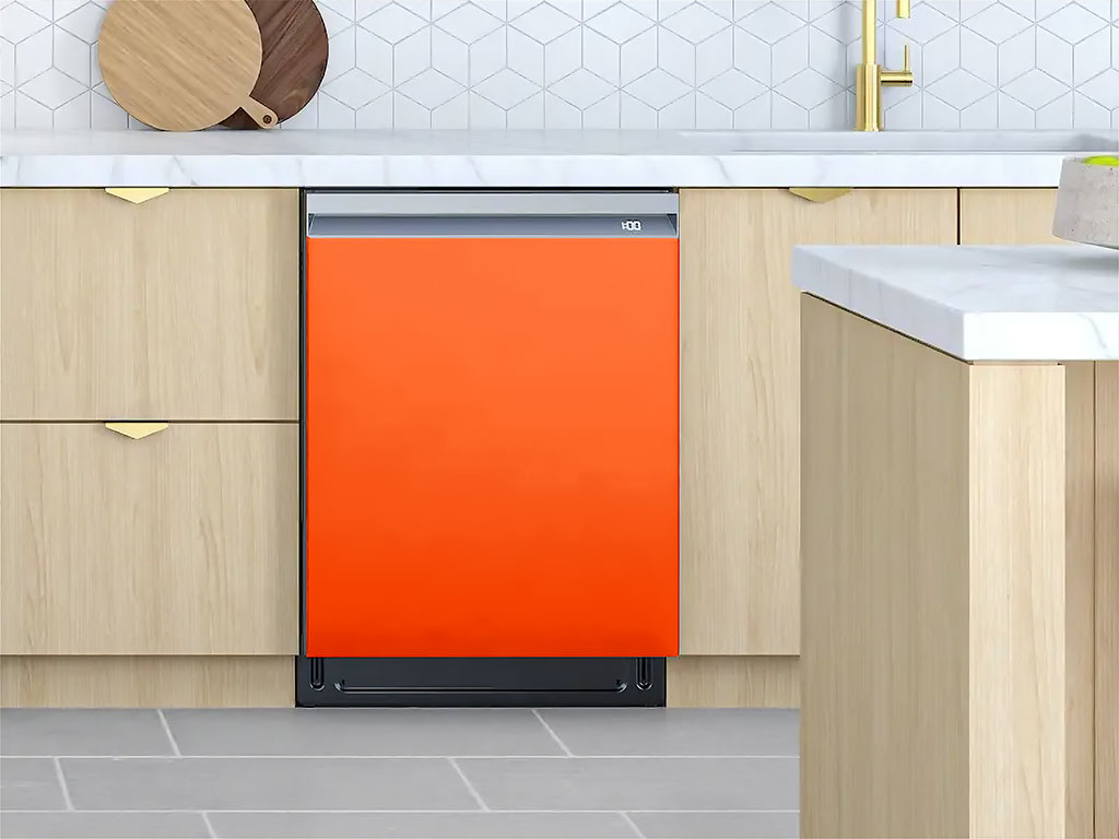 3M™ 1080 Satin Neon Fluorescent Orange Custom Dishwasher Cover