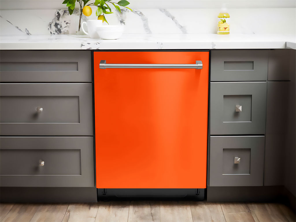 3M™ 1080 Satin Neon Fluorescent Orange Vinyl Dishwasher Wrap