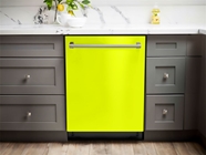 3M™ 1080 Satin Neon Fluorescent Yellow Vinyl Dishwasher Wrap
