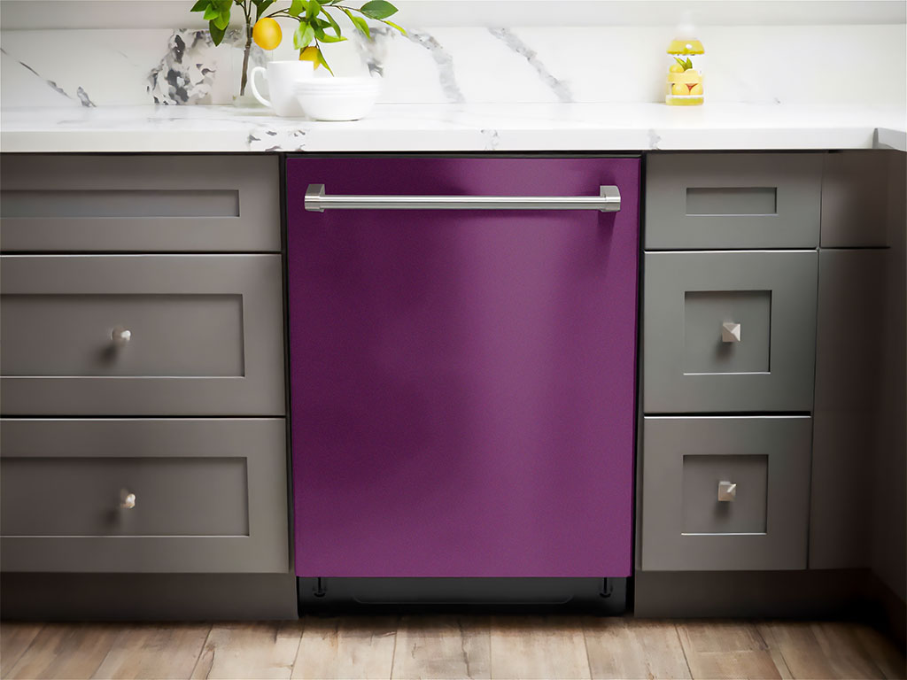 Rwraps™ Gloss Metallic Grape Vinyl Dishwasher Wrap