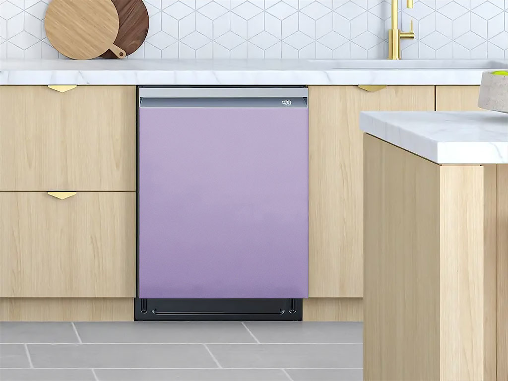 Rwraps™ Gloss Metallic Light Purple Custom Dishwasher Cover