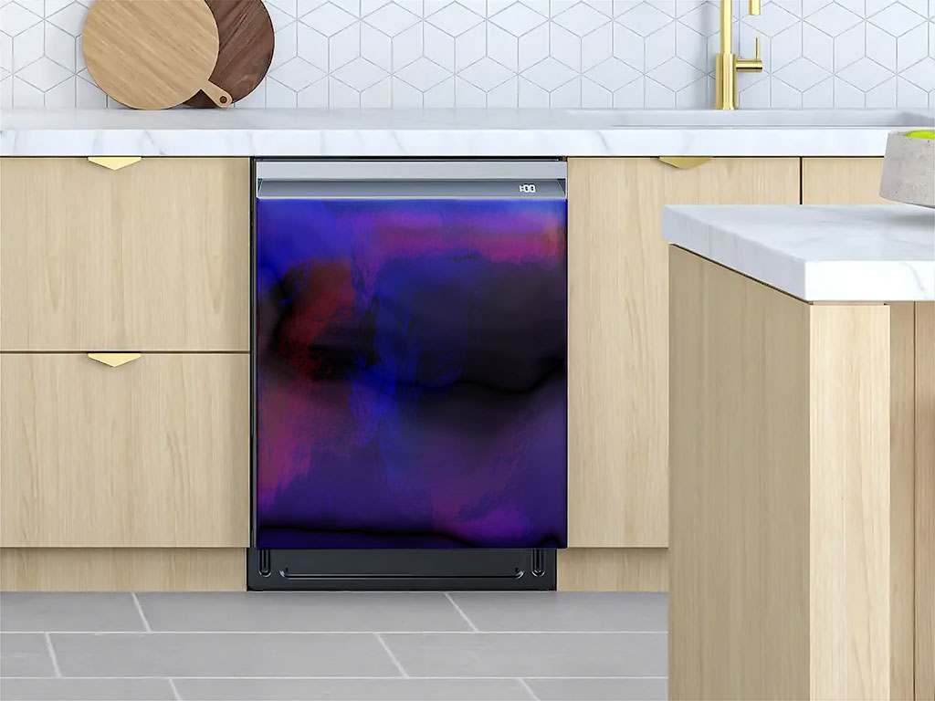 Rwraps™ Holographic Chrome Purple Neochrome Custom Dishwasher Cover