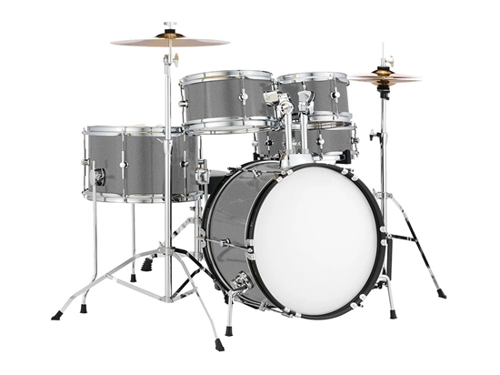 3M 1080 Gloss Sterling Silver Drum Kit Wrap