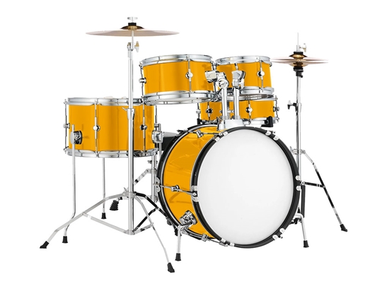 3M 2080 Gloss Sunflower Yellow Drum Kit Wrap