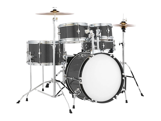 3M 2080 Satin Dark Gray Drum Kit Wrap