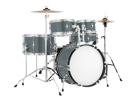 3M 2080 Satin Battleship Gray Drum Kit Wrap