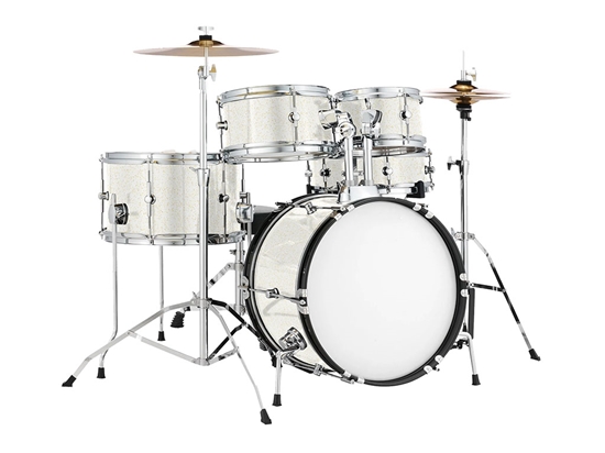 3M 2080 Satin Frozen Vanilla Drum Kit Wrap