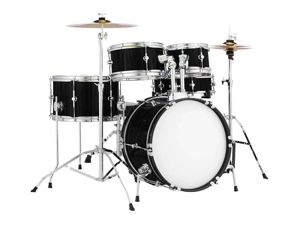 Avery Dennison SW900 Brushed Black Drum Kit Wrap