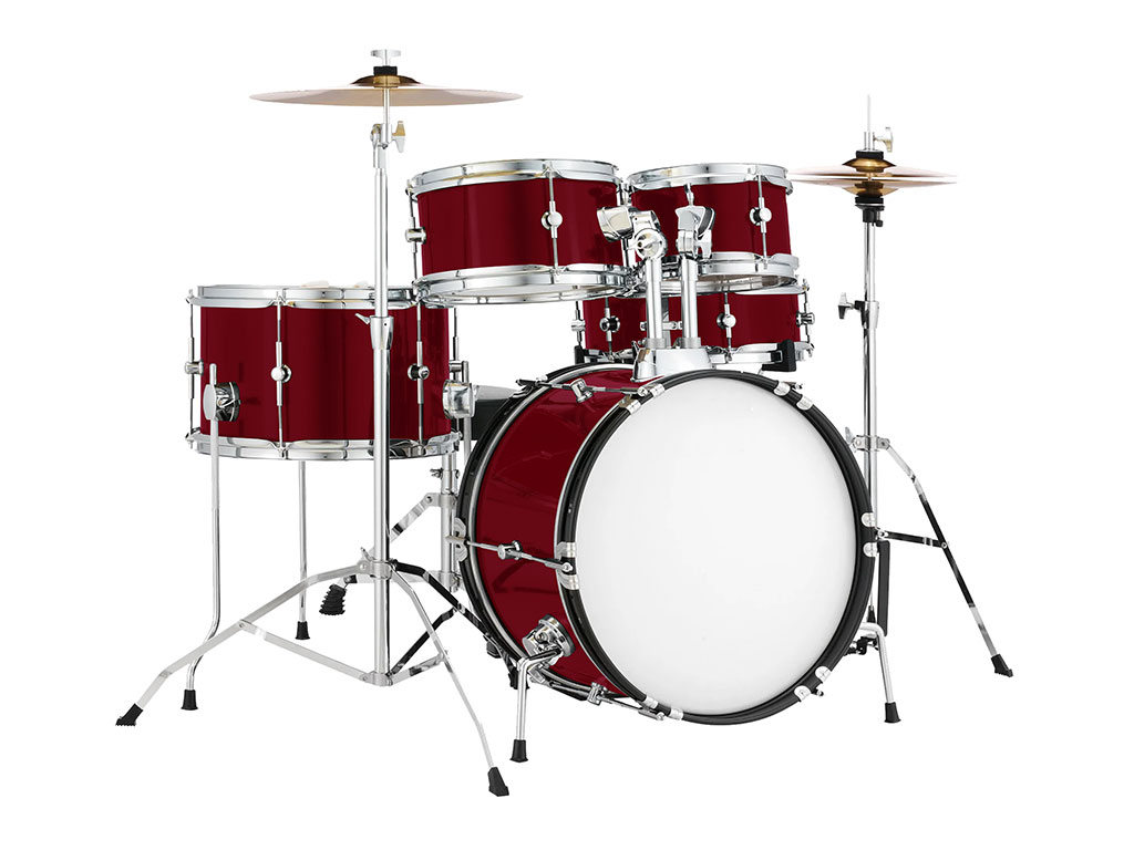 Avery Dennison SW900 Gloss Burgundy Drum Kit Wrap