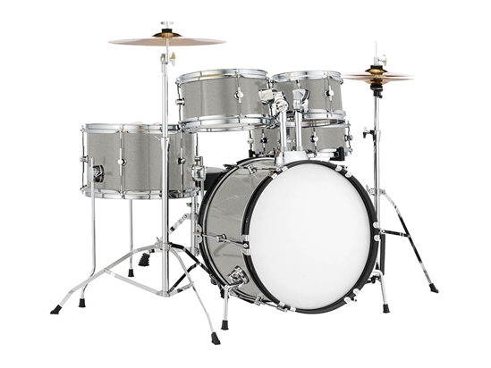 Avery Dennison SW900 Satin Silver Metallic Drum Kit Wrap