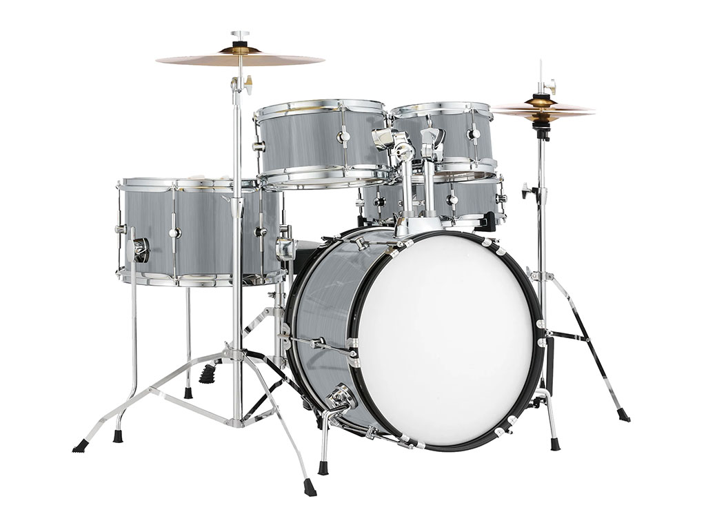 Avery Dennison SW900 Brushed Aluminum Drum Kit Wrap