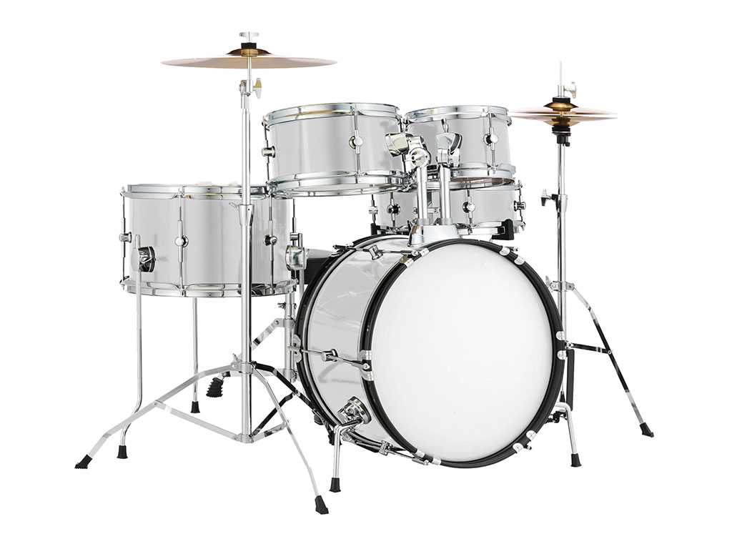 ORACAL 970RA Matte White Drum Kit Wrap