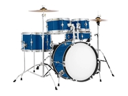 ORACAL 970RA Matte Metallic Night Blue Drum Kit Wrap