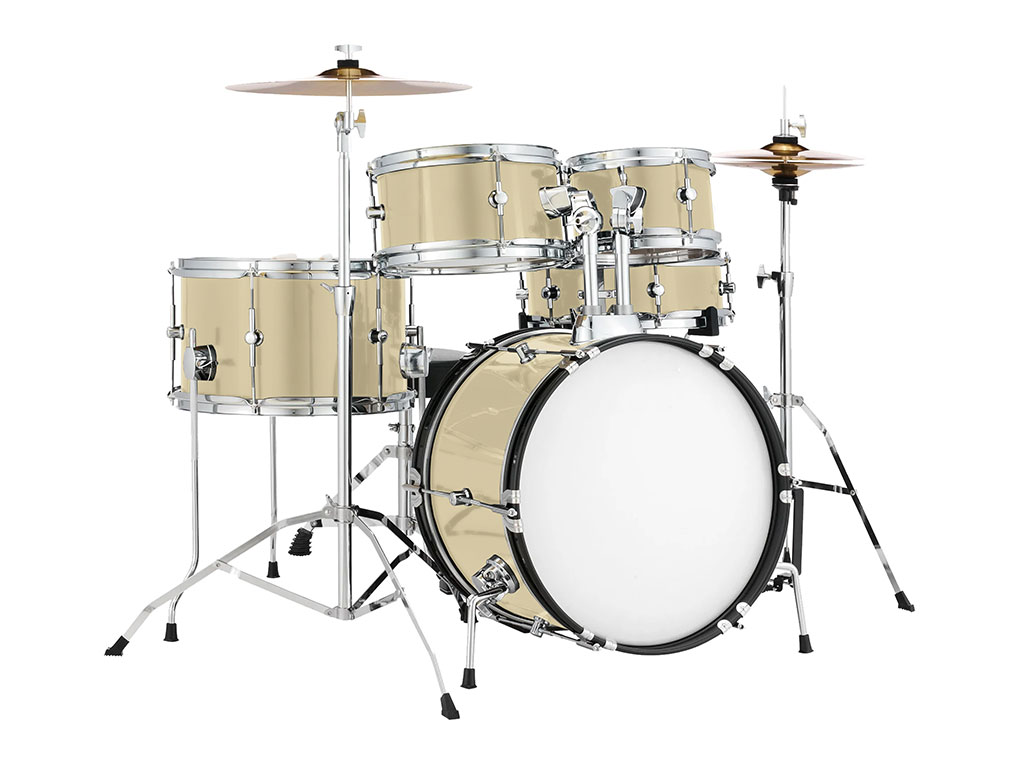 ORACAL 970RA Gloss Taxibeige Drum Kit Wrap