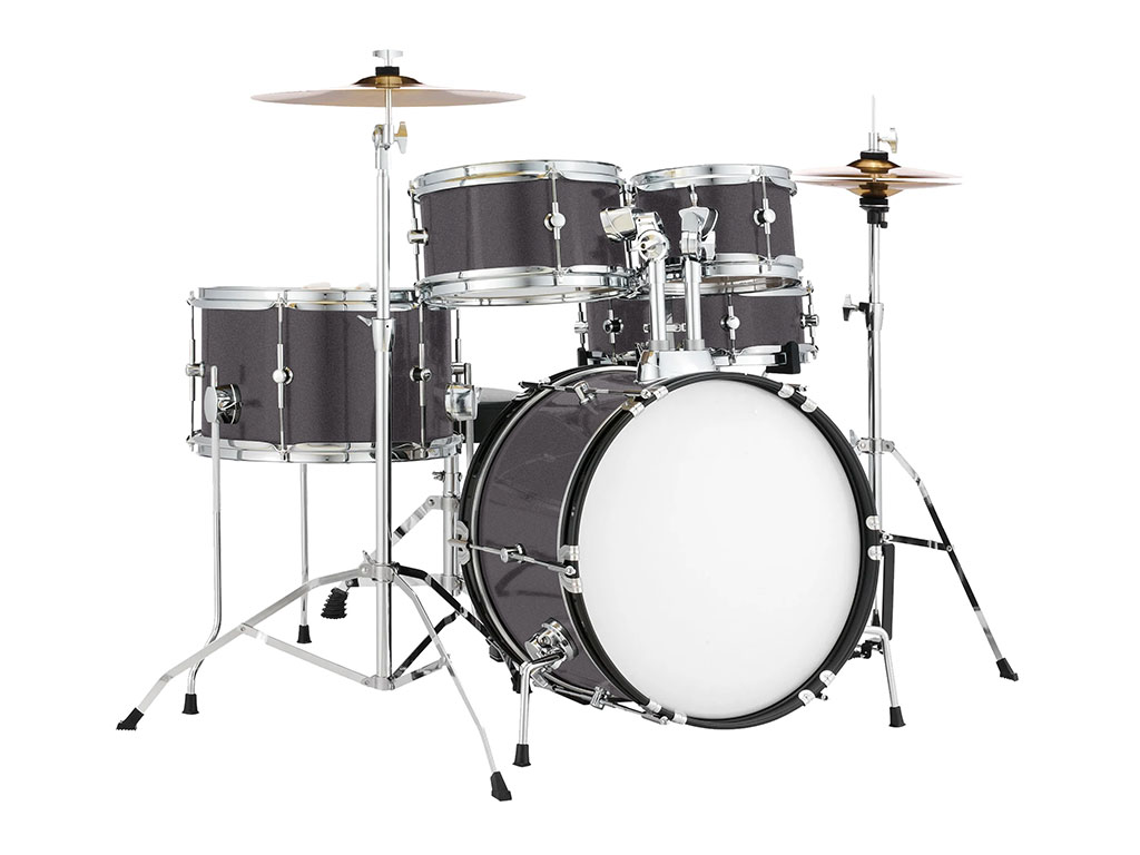 ORACAL 970RA Metallic Gray Cast Iron Drum Kit Wrap