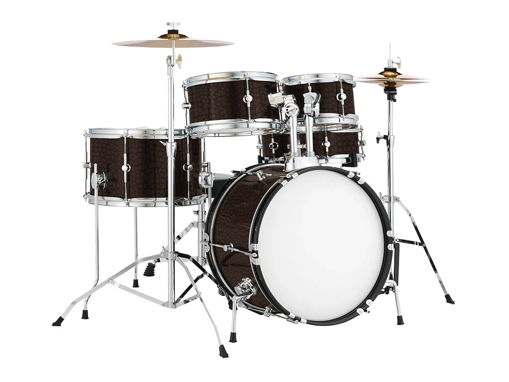 ORACAL 975 Crocodile Brown Drum Kit Wrap