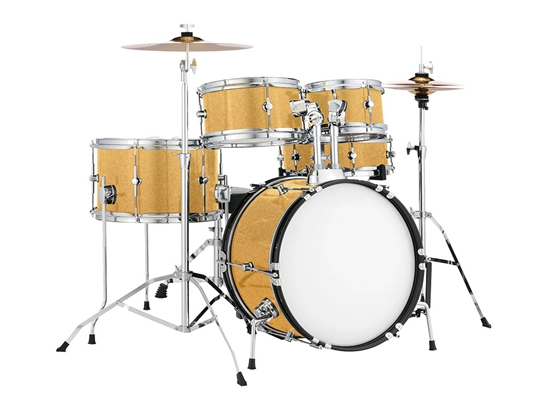 Rwraps Velvet Yellow Drum Kit Wrap