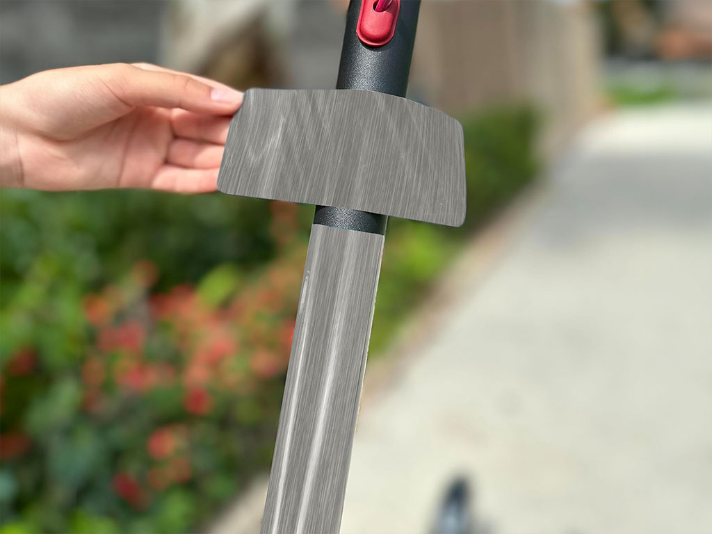 3M 2080 Brushed Aluminum Electric Kick-Scooter Wraps