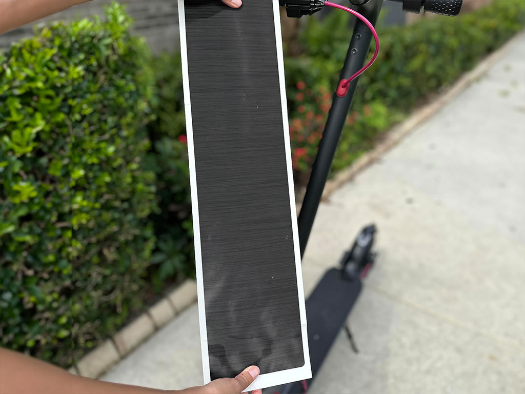 3M 2080 Brushed Steel DIY Electric Scooter Wraps