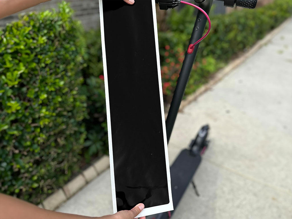 3M 2080 Gloss Black Metallic DIY Electric Scooter Wraps