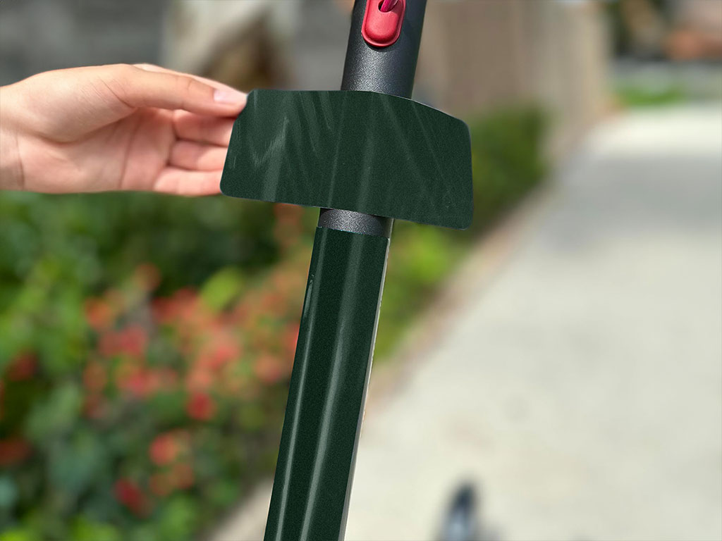 3M 2080 Matte Pine Green Metallic Electric Kick-Scooter Wraps