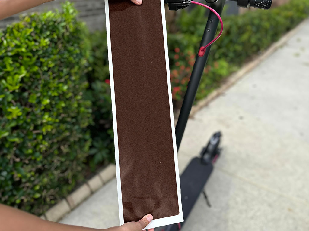 3M 2080 Matte Brown Metallic DIY Electric Scooter Wraps