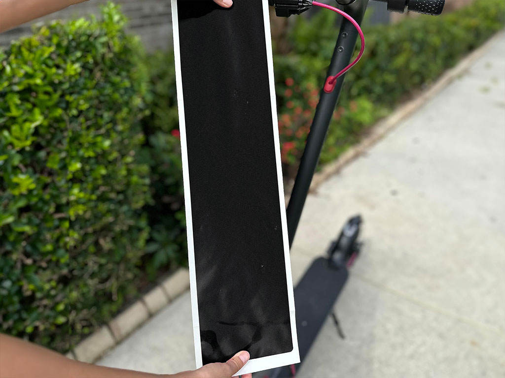 3M 2080 Matte Black Metallic DIY Electric Scooter Wraps