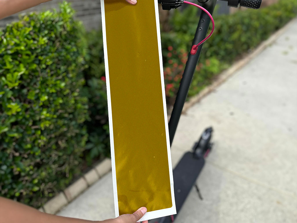 3M 2080 Satin Bitter Yellow DIY Electric Scooter Wraps