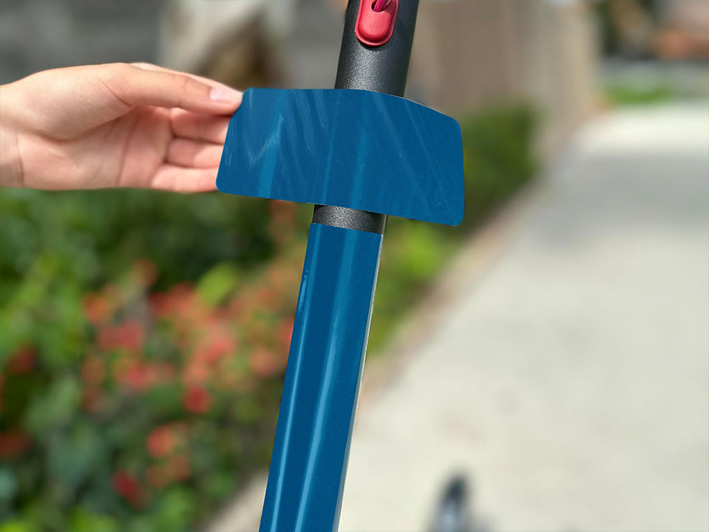 3M 2080 Satin Perfect Blue Electric Kick-Scooter Wraps