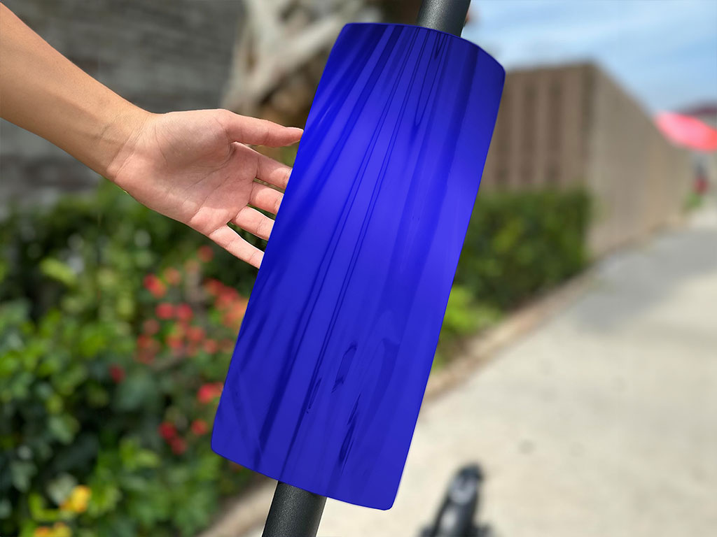 Avery Dennison SF 100 Blue Chrome Do-It-Yourself E-Scooter Wraps