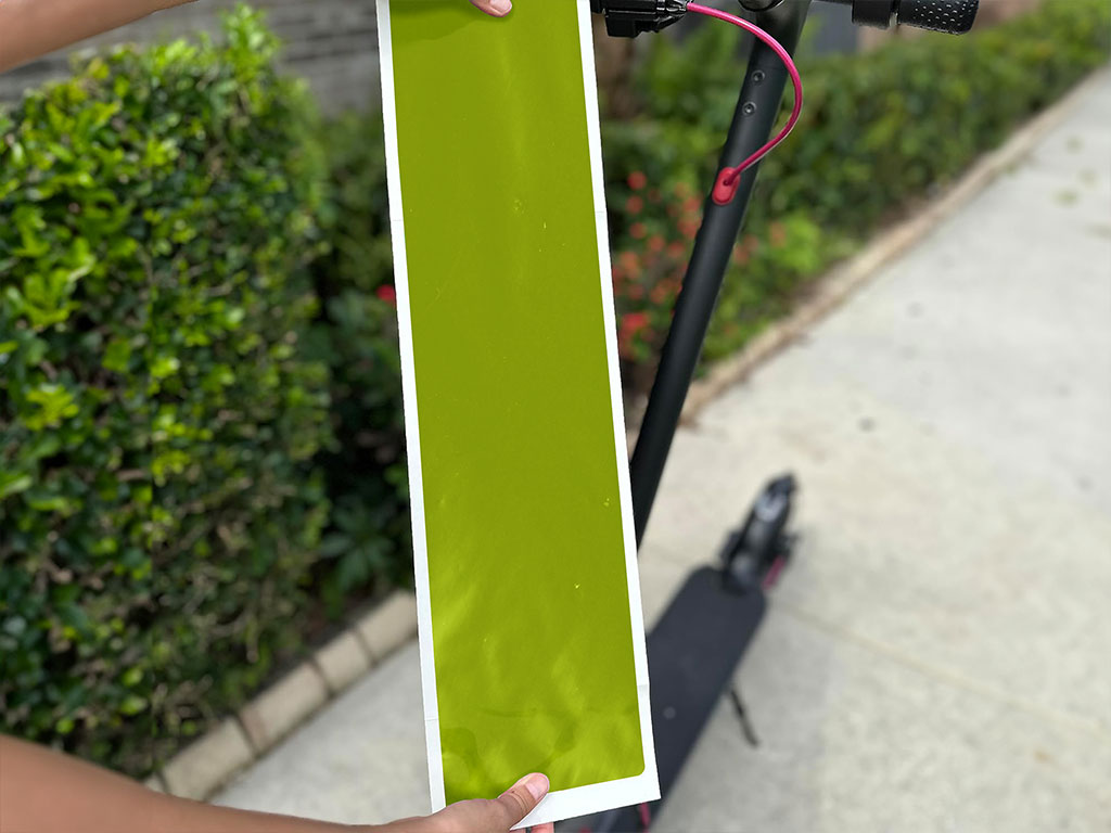 Avery Dennison SW900 Gloss Lime Green DIY Electric Scooter Wraps