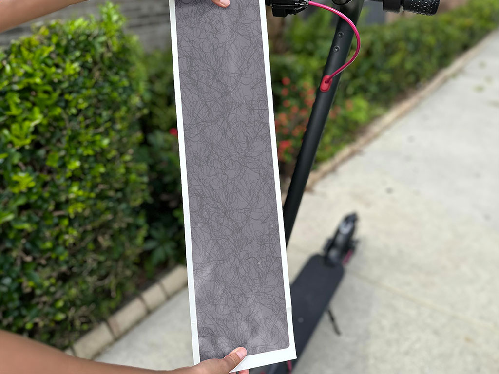 ORACAL 975 Premium Textured Cast Film Cocoon Silver Gray DIY Electric Scooter Wraps